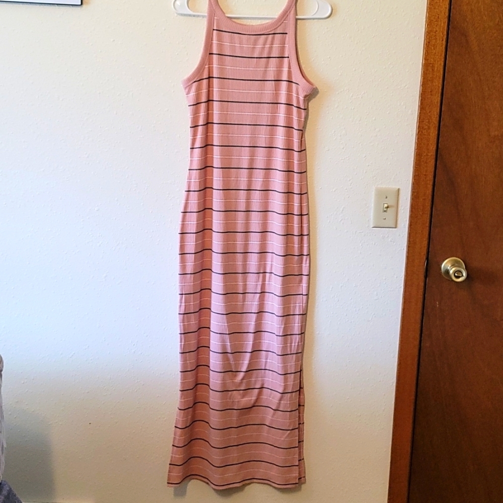 Ribbed Full length maxi dress
